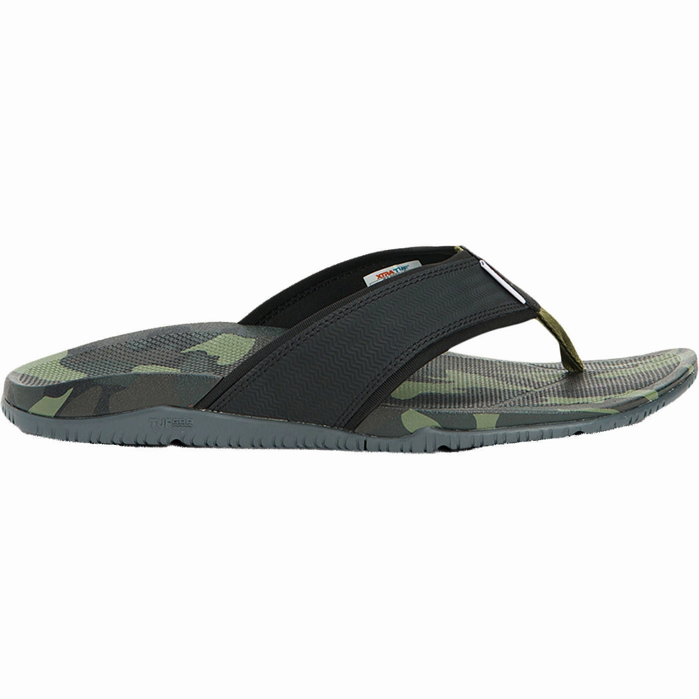 Tide Ii Flip Flops XTRATUF Men's Auna Black & Camo Slip Resistant Sandal AUNM000