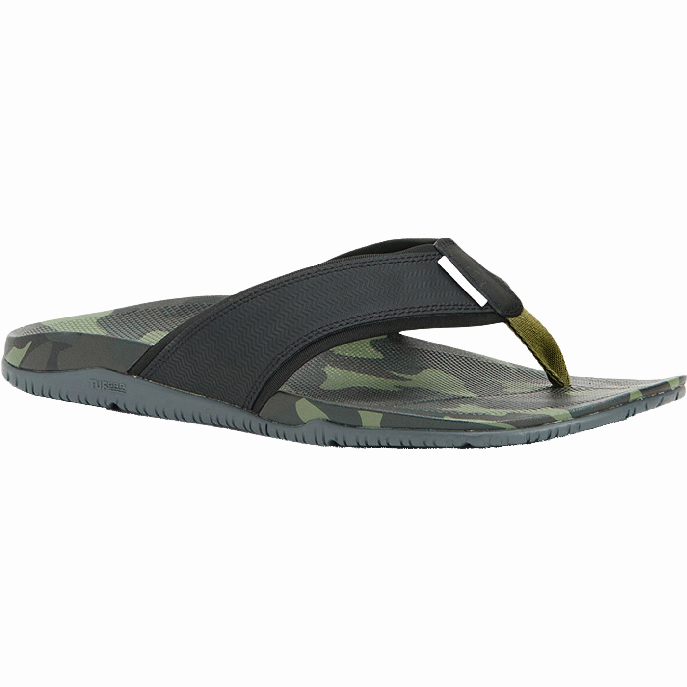 Switchable Flip Flops XTRATUF Men's Auna Black & Camo Slip Resistant Sandal AUNM000