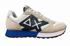 Valentine Sneakers 2025 SUN68 sneakers da uomo Jaki Nylon Solid Z31110 01 white