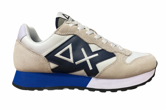 Silver Sneakers United Healthcare SUN68 sneakers da uomo Jaki Nylon Solid Z31110 01 white