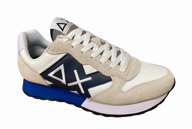 SUN68 sneakers da uomo Jaki Nylon Solid Z31110 01 white Sneakers Gel Kayano