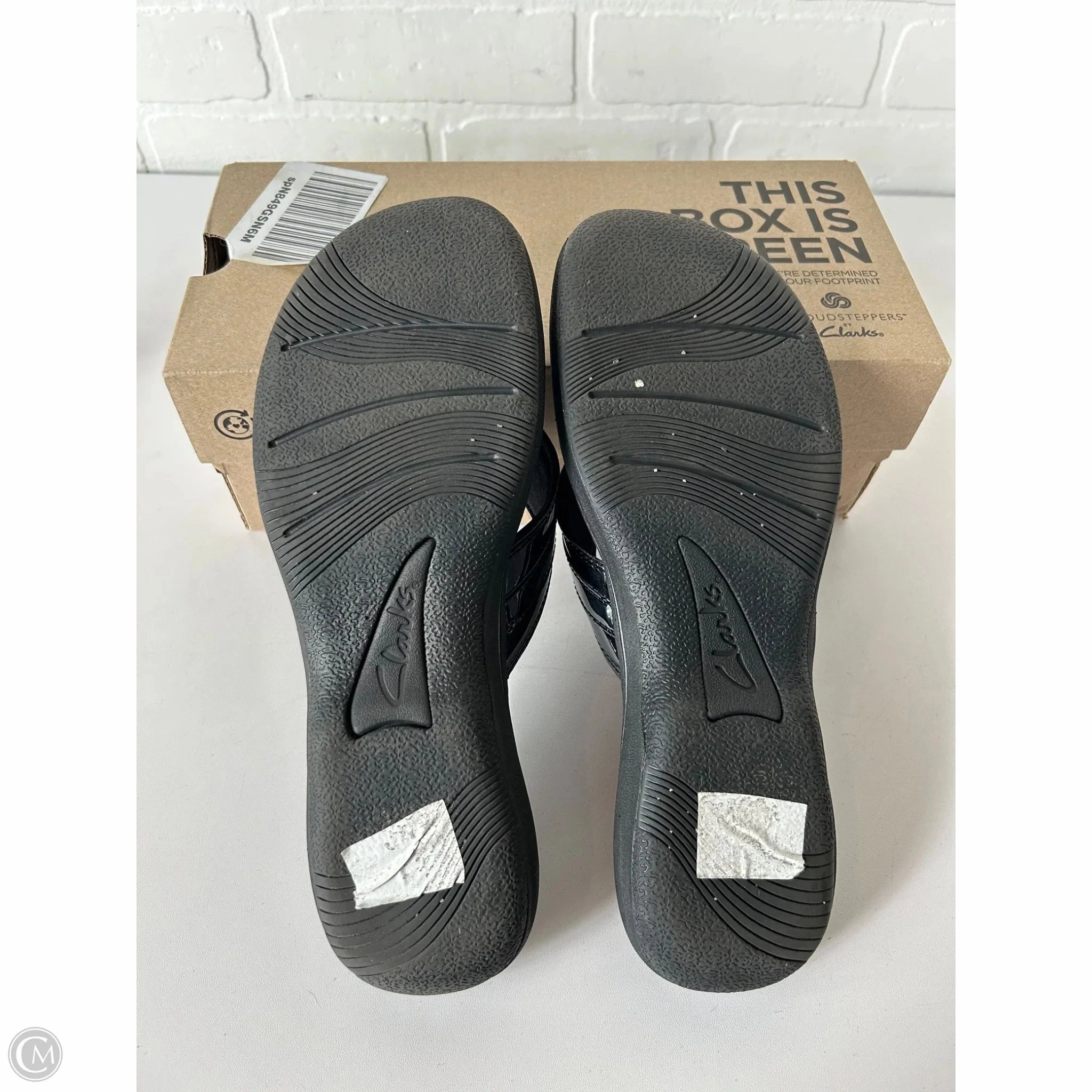 Flip Flops Sam's Club Sandals Flip Flops By Clarks In Black, Size: 11