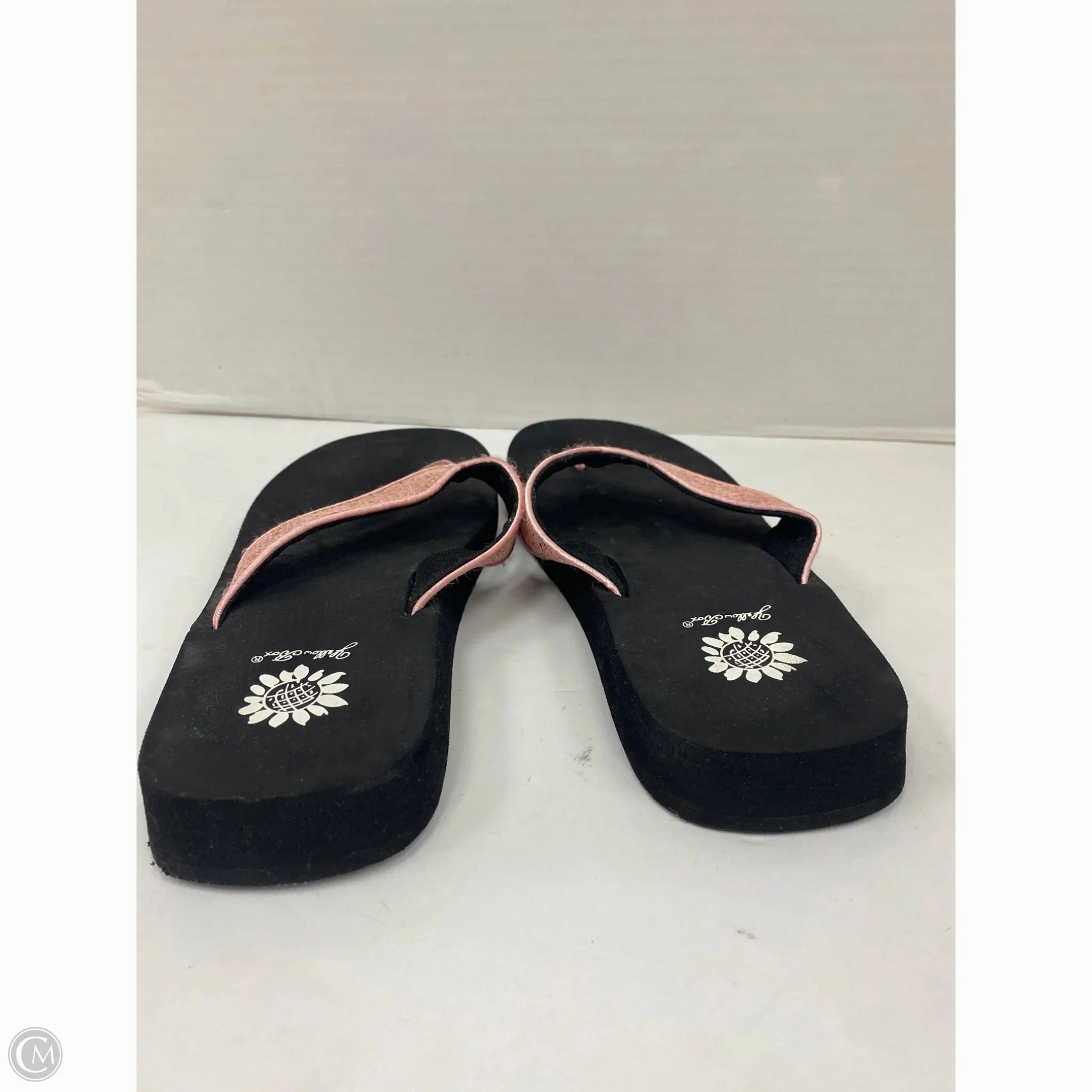 Best Flip Flops Rheumatoid Arthritis Sandals Flip Flops By Yellow Box In Black, Size: 8.5