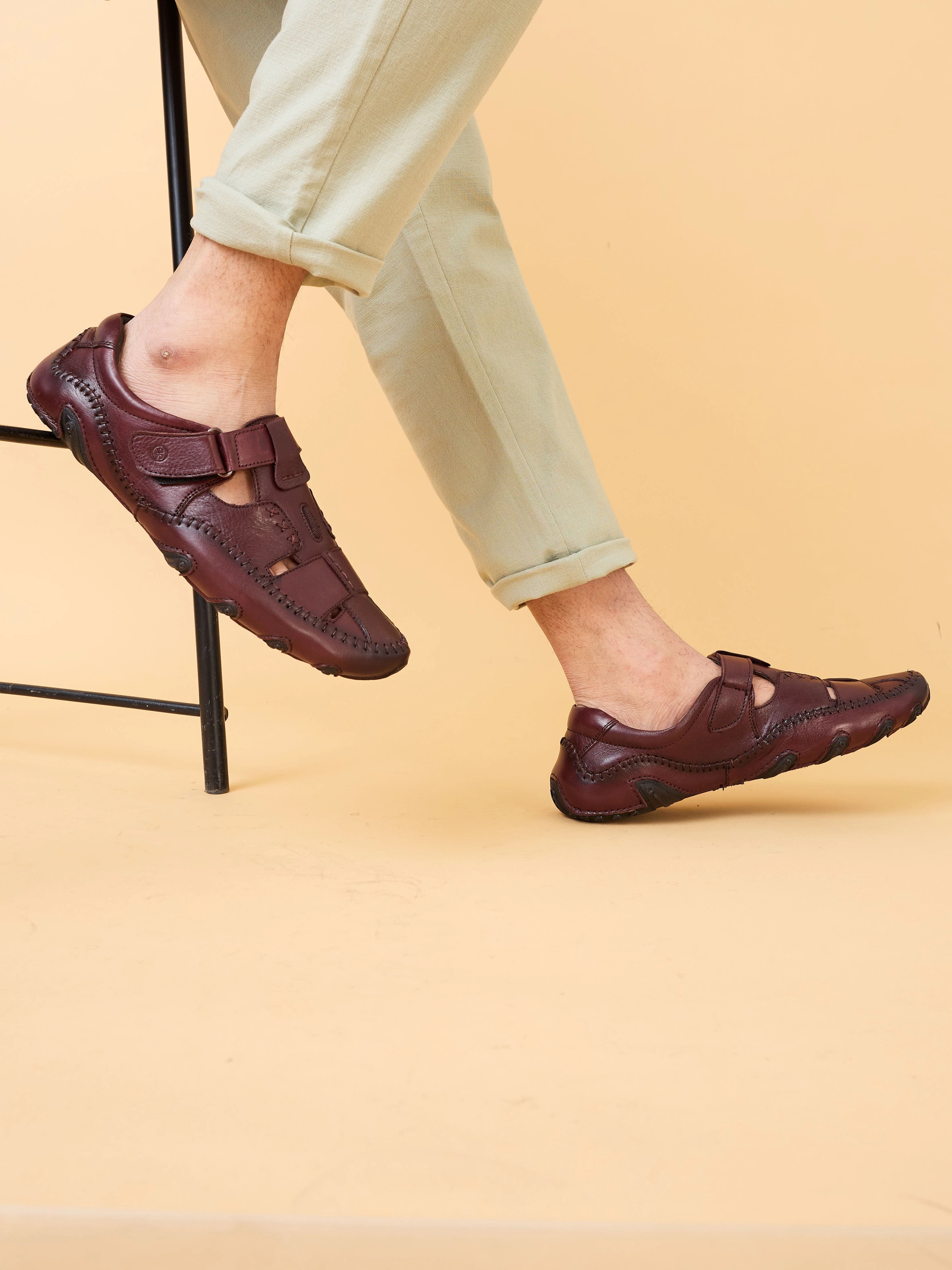 Regal Bordo Mens Casual Fisherman Sandals Best Running Sandals