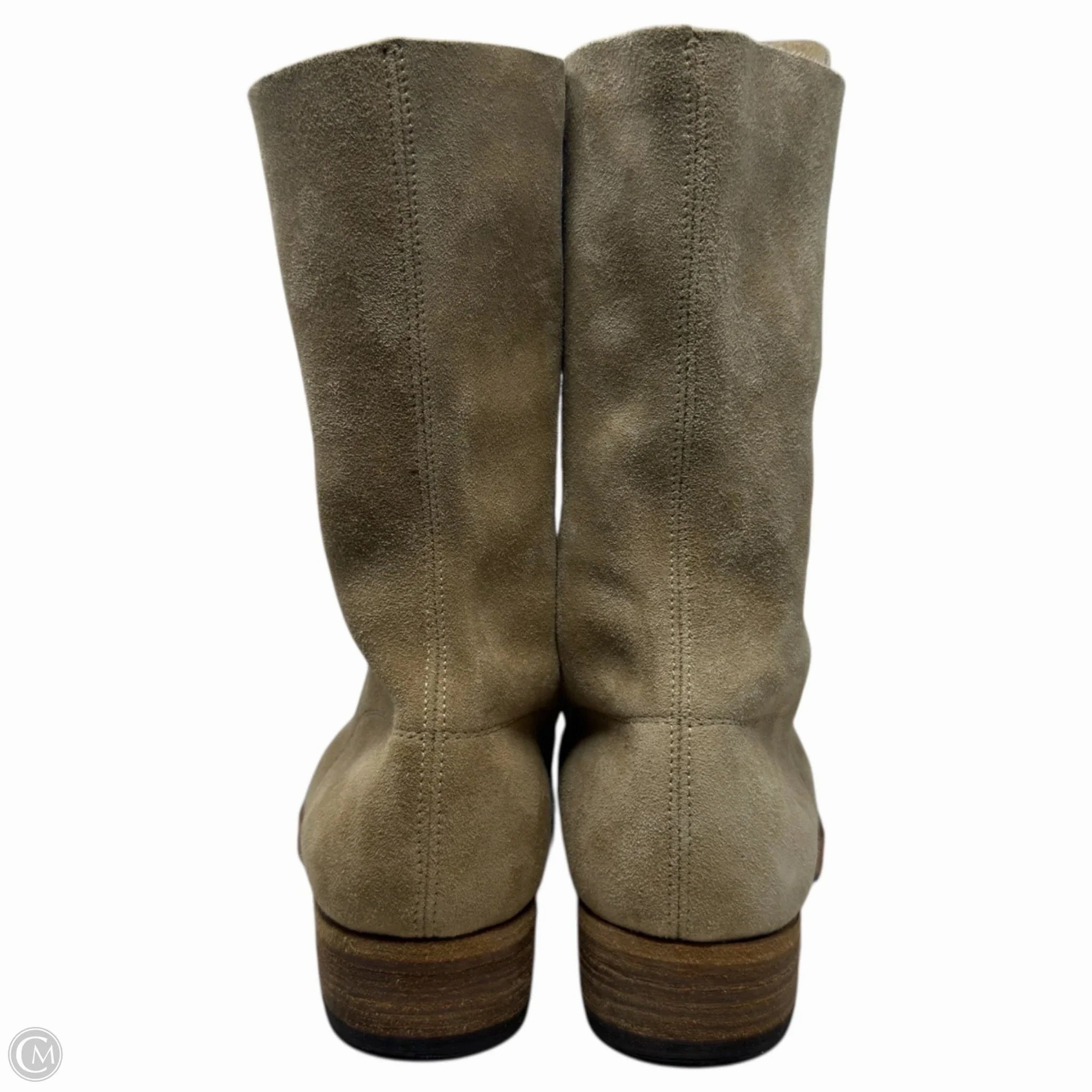 Steel Toe Army Combat Boots Rainfall Lace-Up Boot By Peter Nappi X Free People In Tan, Size: 7.5