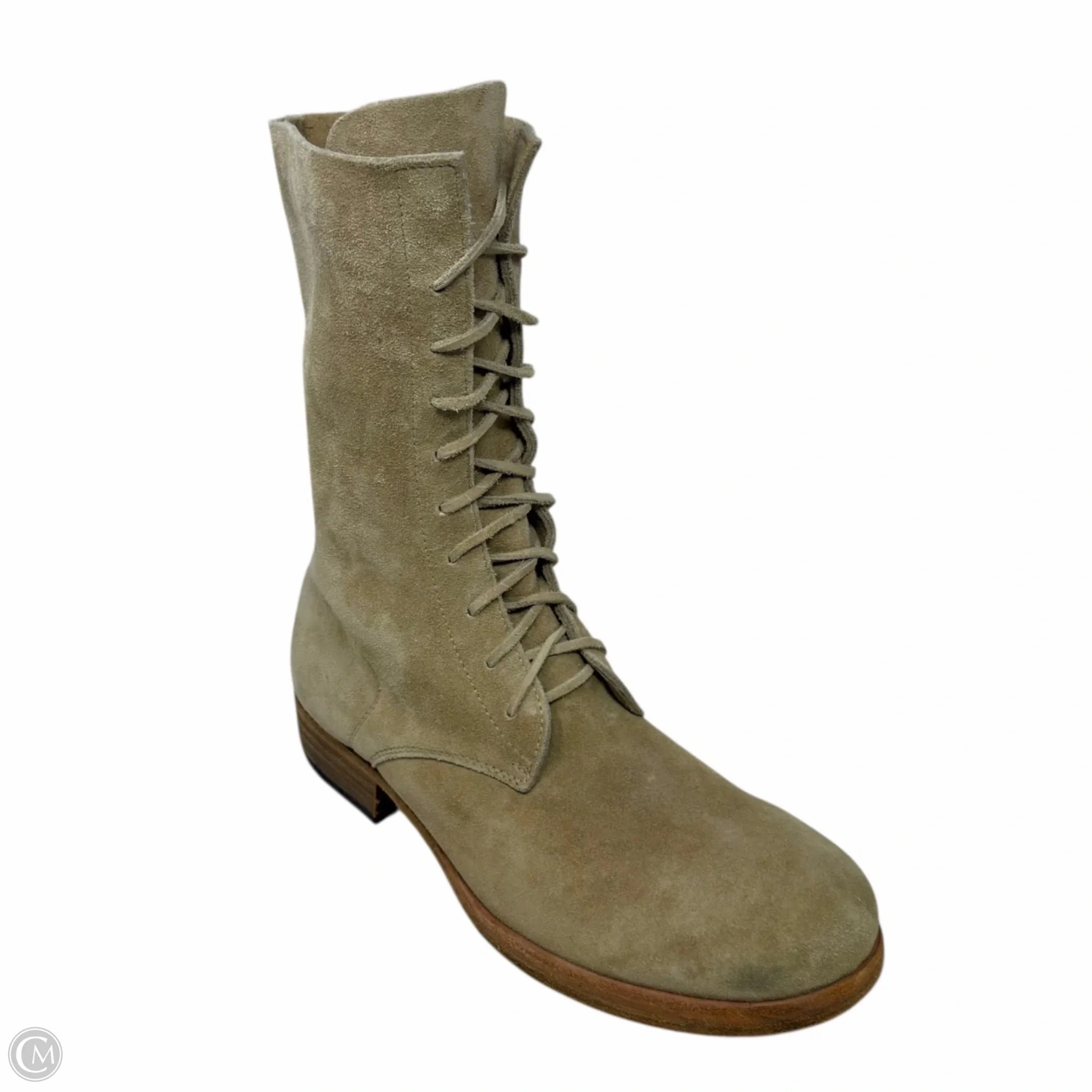 Pocket Combat Boots Rainfall Lace-Up Boot By Peter Nappi X Free People In Tan, Size: 7.5