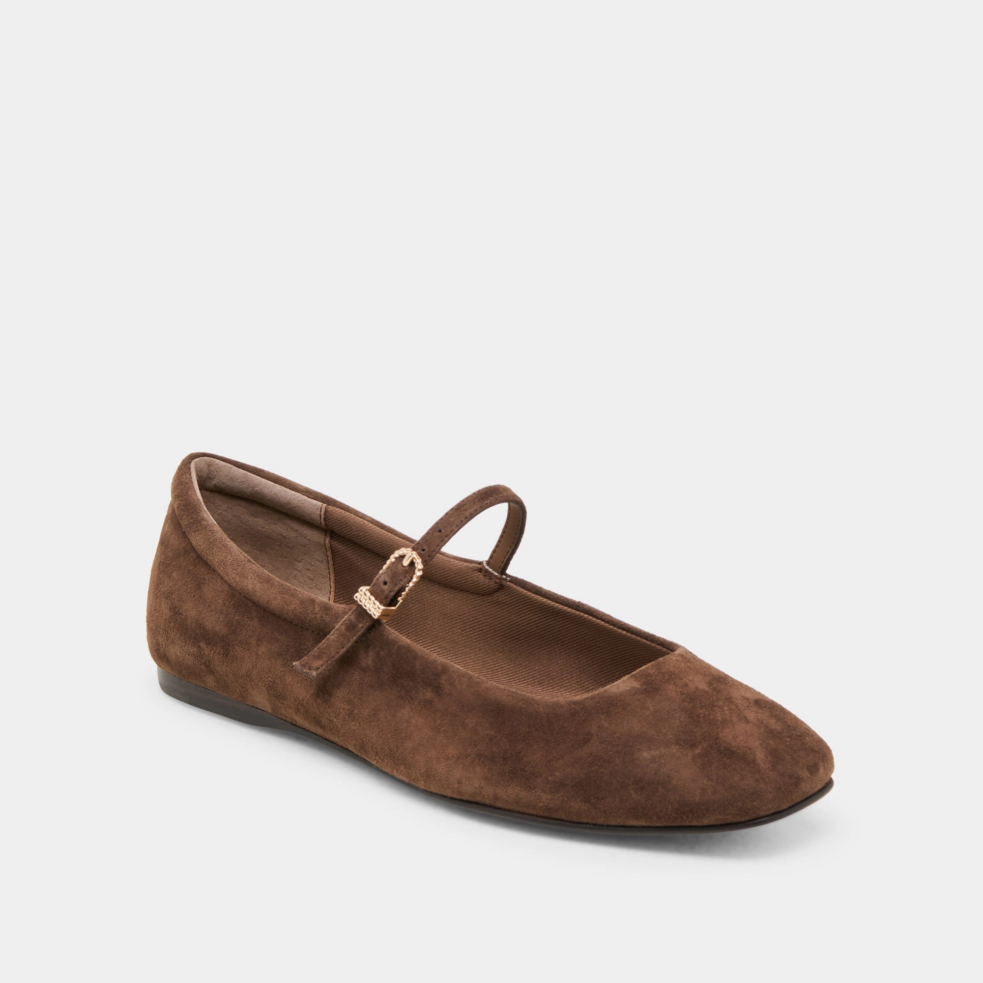 Flat Bottom Bike Shoes REYES BALLET FLATS DK BROWN SUEDE