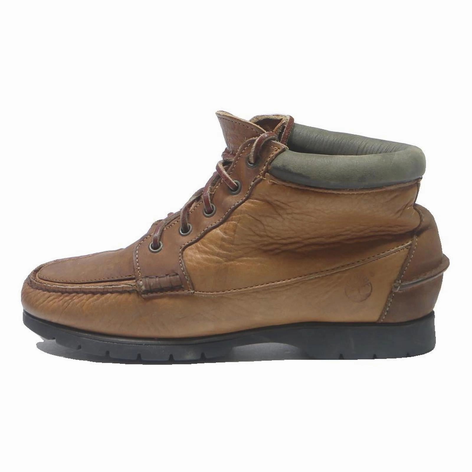 Waxed Chelsea Boots TIMBERLAND Womens Leather Ankle Boots Brown UK 7 Comfortable Durable Outdoor