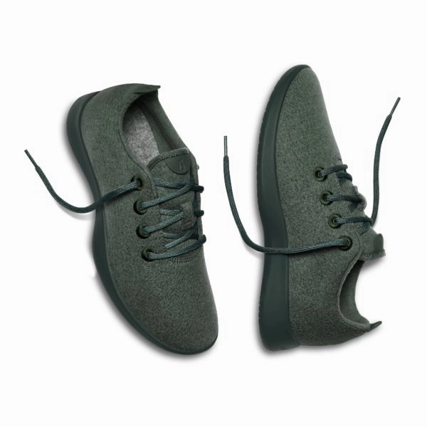 Camouflage Running Shoes Allbirds Wool Runners - LIMITED EDITION : Matcha Green
