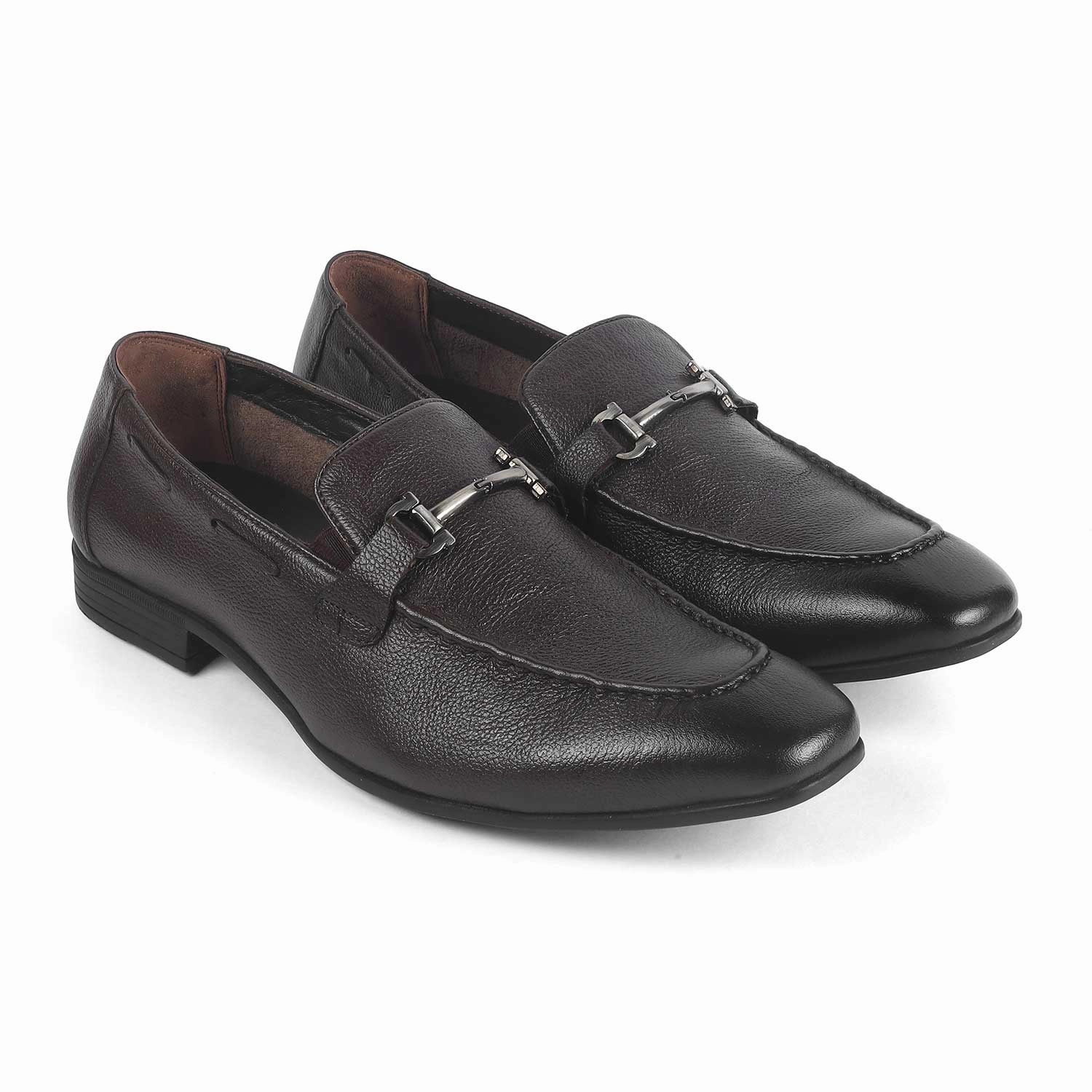 Tresmode Obaa Brown Men's Leather Loafers The Bear Loafers