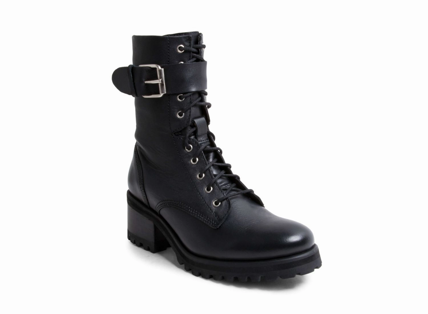 GRIFFEN BLACK LEATHER Combat Boots Outfits Tumblr