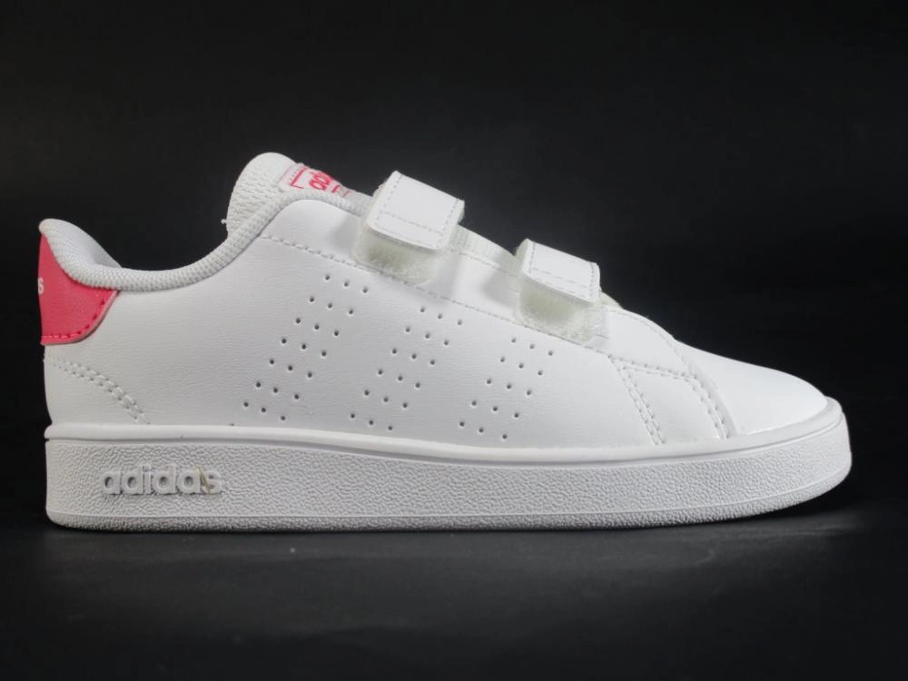 Adidas scarpa sneakers da ragazza Advantage EF0300 bianco-rosa Camel Sneakers