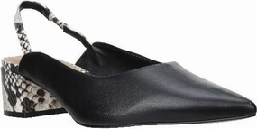 Heels With Knee High Socks Heidi Sling Back Pump