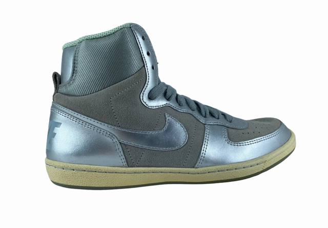 Nike scarpa sneakers da donna Terminator Lite 599435 001 grigio-argento The Goat Sneakers