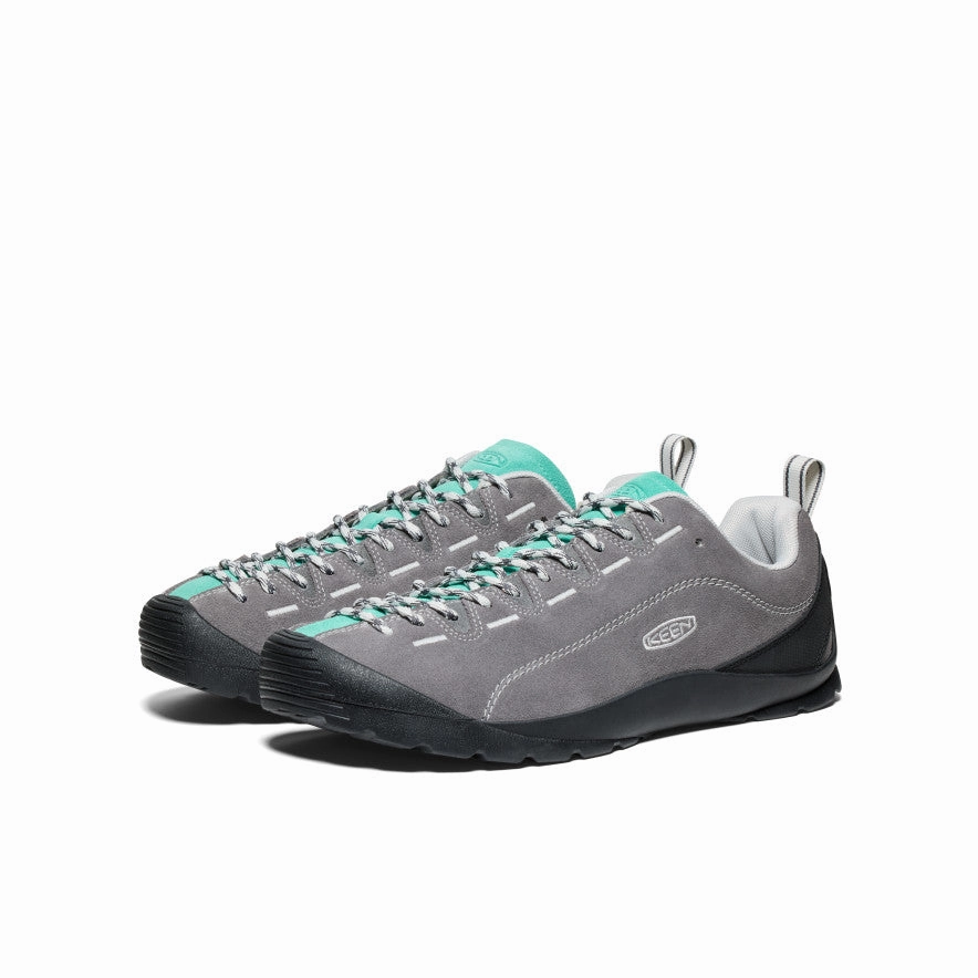 Stop Climbing Shoes Smelling Men's Jasper Sneaker  |  Steel Grey/Bright Aqua