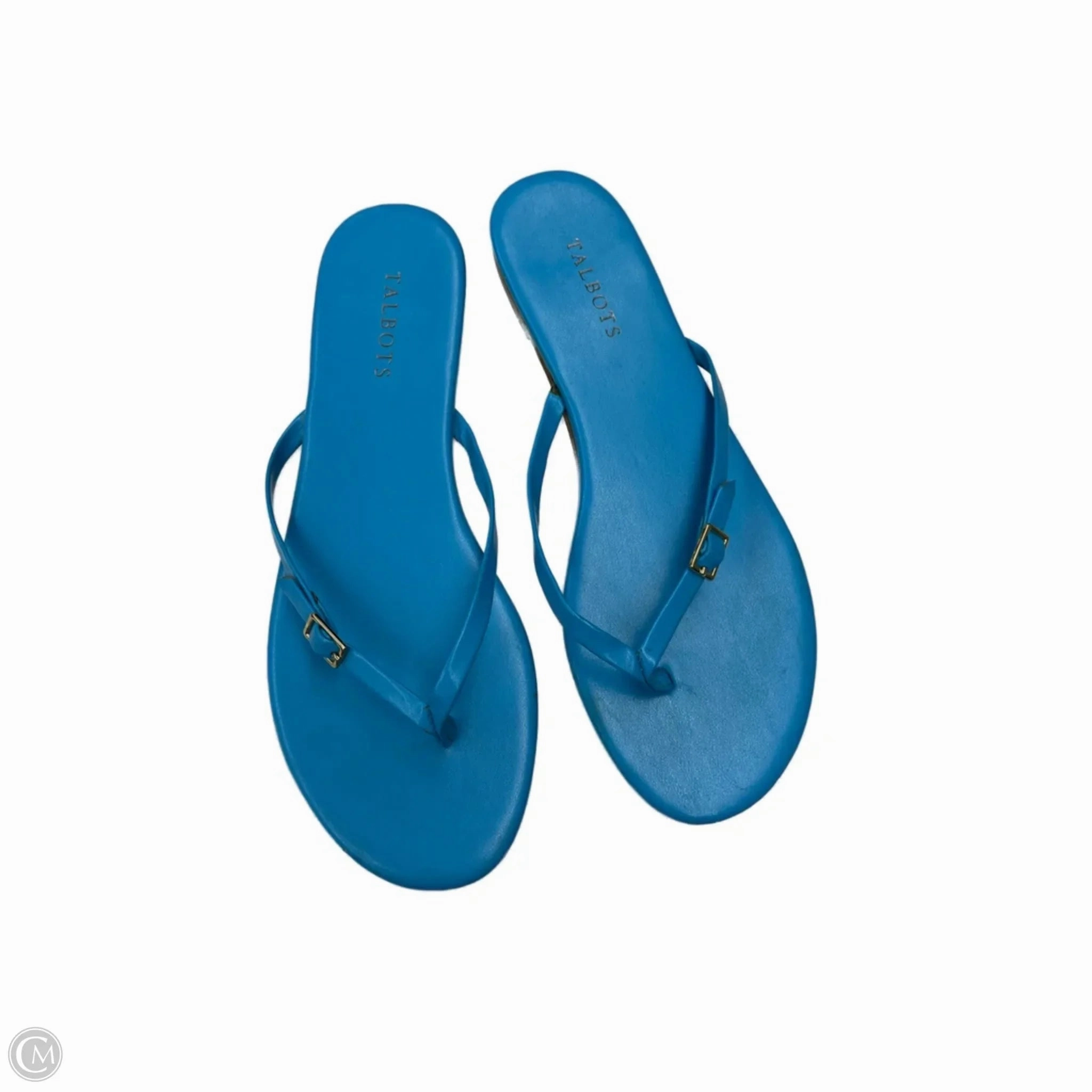 Flip Flop Spongebob Game Sandals Flip Flops By Talbots In Blue, Size: 10