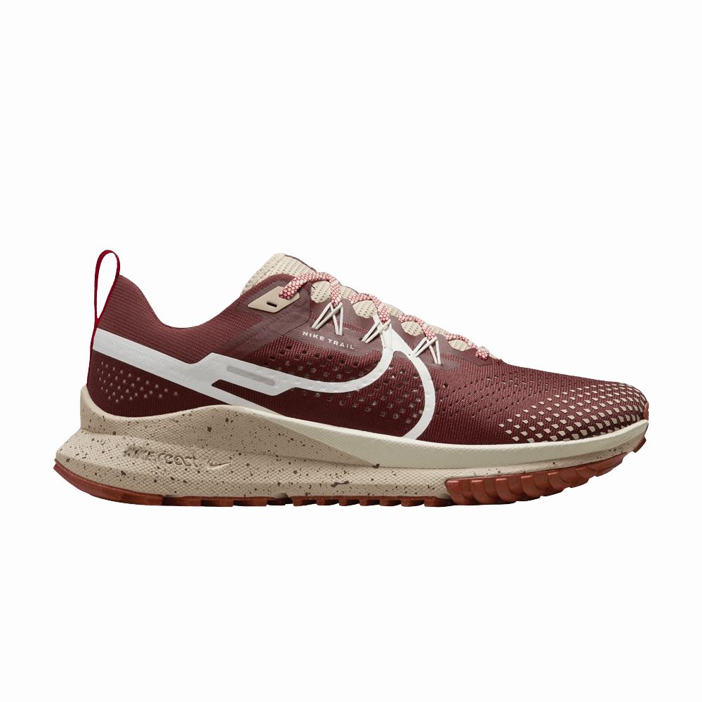 Mud Trail Shoes Men's Nike Pegasus Trail 4, Dark Pony/Sail-Picante Red, 11.5 D Medium