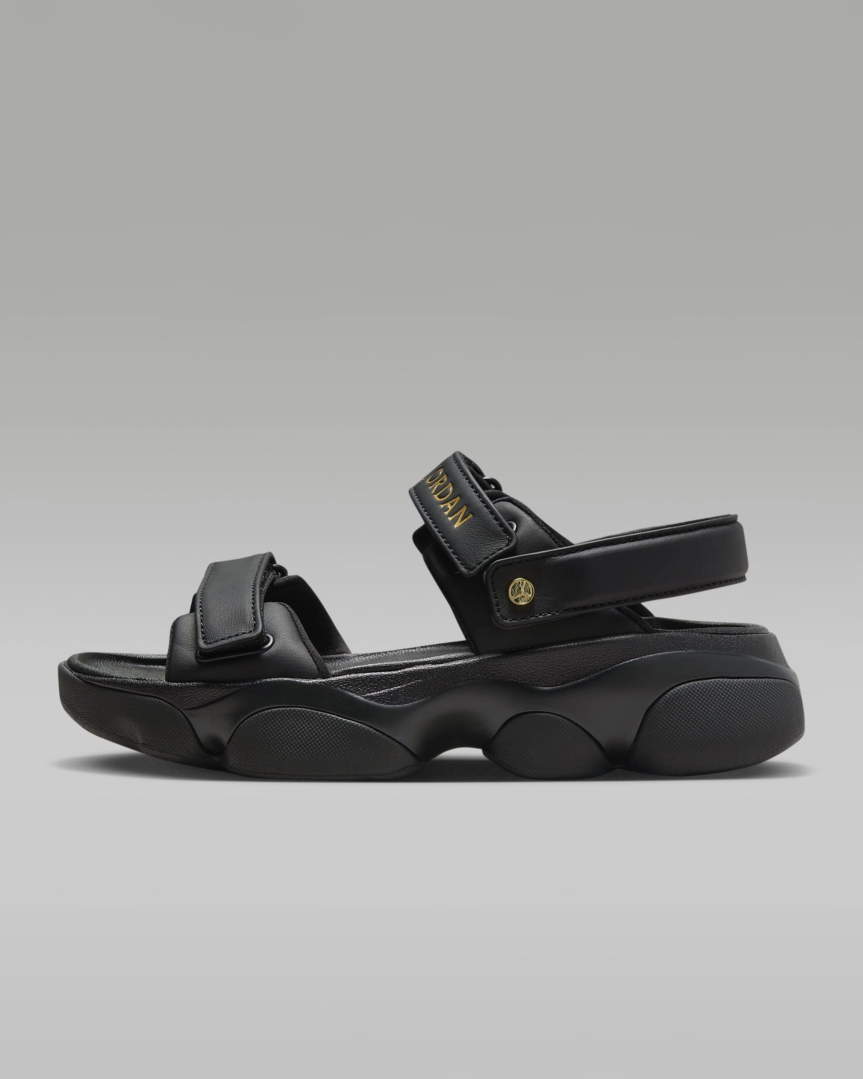 Nike Women's Jordan Deja Sandals - Black / Metallic Gold Snoopy Slides