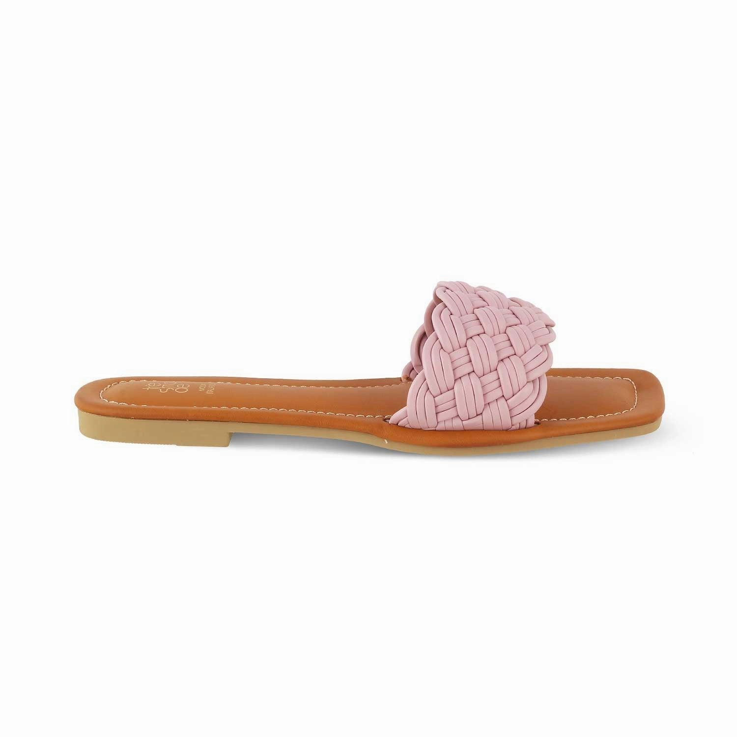 Side Cut Out Flat Shoes The Royza Pink Women's Casual Flats Tresmode