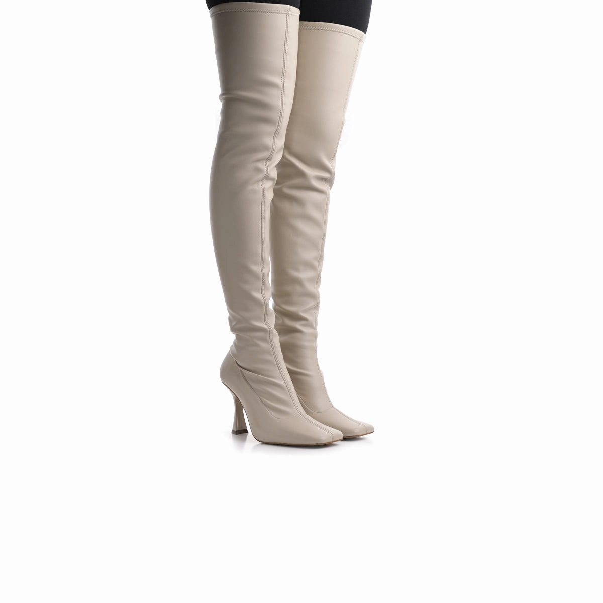 Hamlet Beige Stretch Arctic Winter Boots
