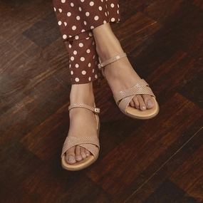 Ariat Shoes The Abackstrap Beige Women's Casual Flats Tresmode