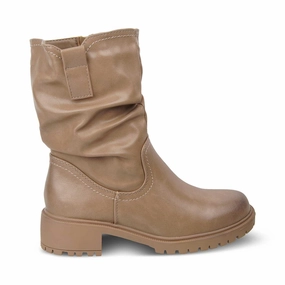 The Baye Tan Women's Boots Tresmode Lightweight Steel Cap Boots