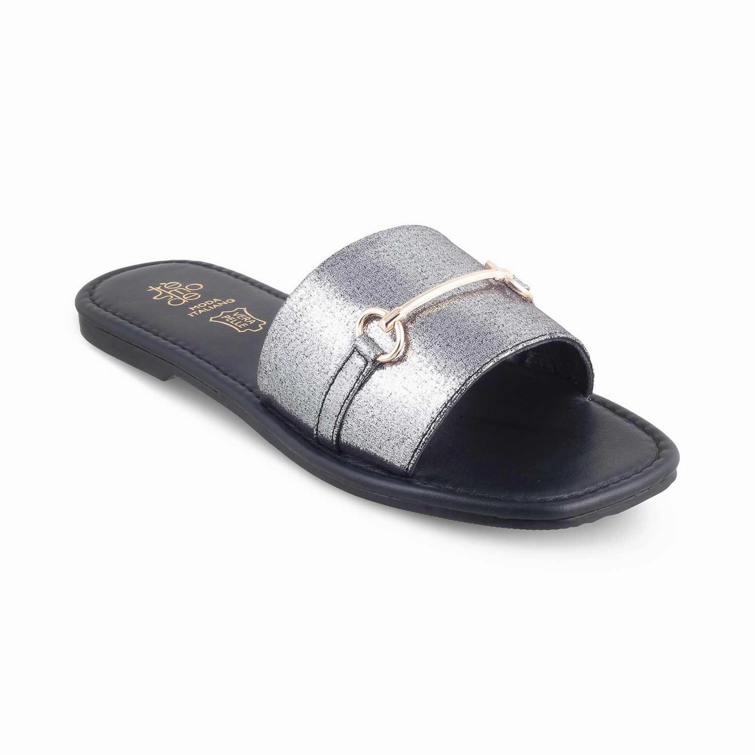 Piccadilly Flat Shoes The Cari Pewter Women's Dress Flats Tresmode