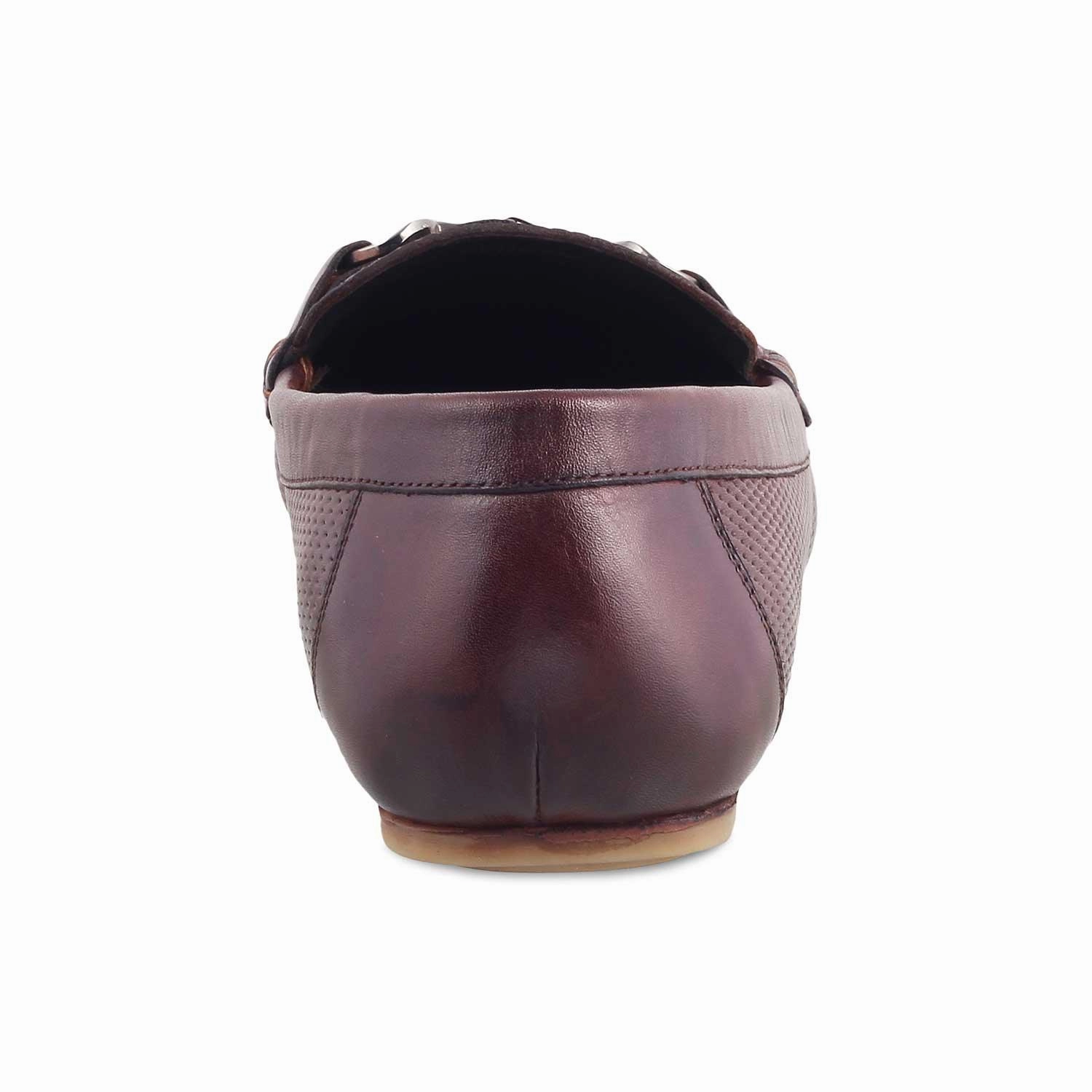 The Cedrive Brown Men's Driving Loafers Tresmode Hey Dude Leather Loafers