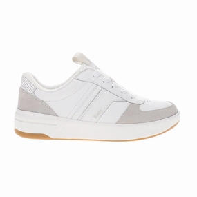 Bow Tennis Shoes The Court II Leather/Suede Lace Up Sneakers