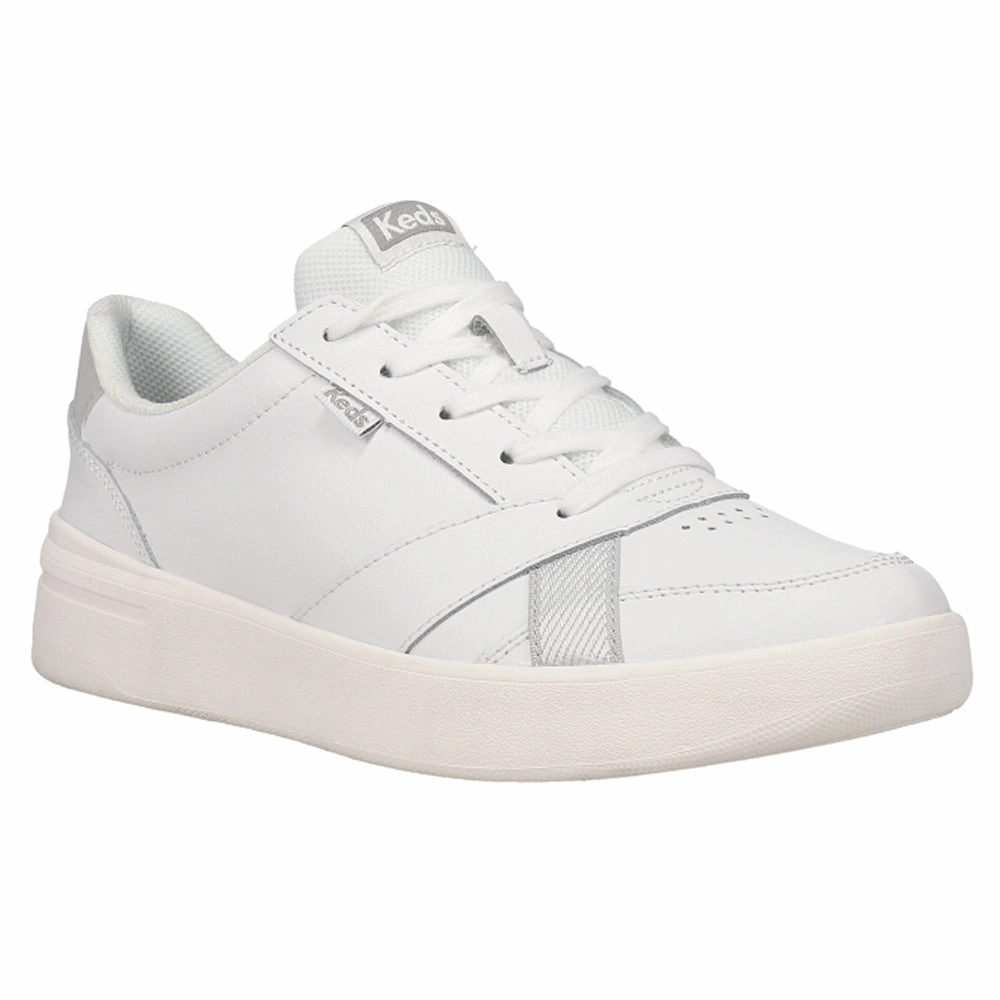 Machine Washable Tennis Shoes The Court Leather Lace Up Sneakers