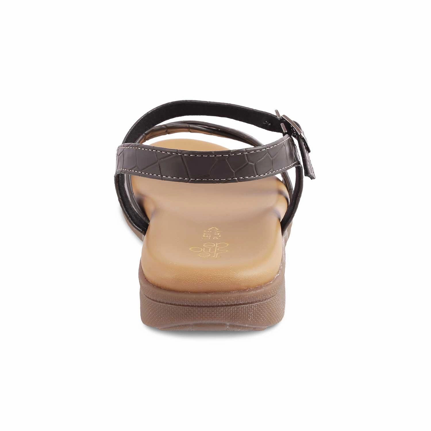 The Crosstile Grey Women's Casual Flats Tresmode Comfortable Flat Shoes For Wide Feet