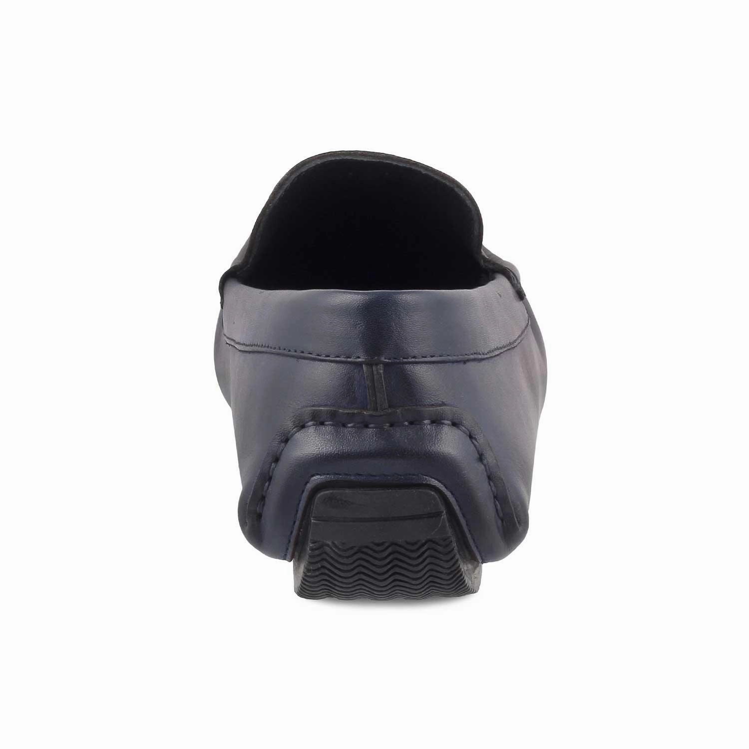 The Kloaf Blue Men's Leather Driving Loafers Tresmode Aime Leon Dore Taverna Loafers