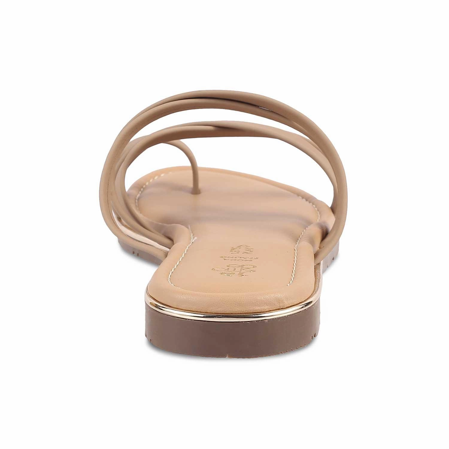 The Mace Beige Women's Casual Flats Tresmode Bridesmaid Flat Shoes