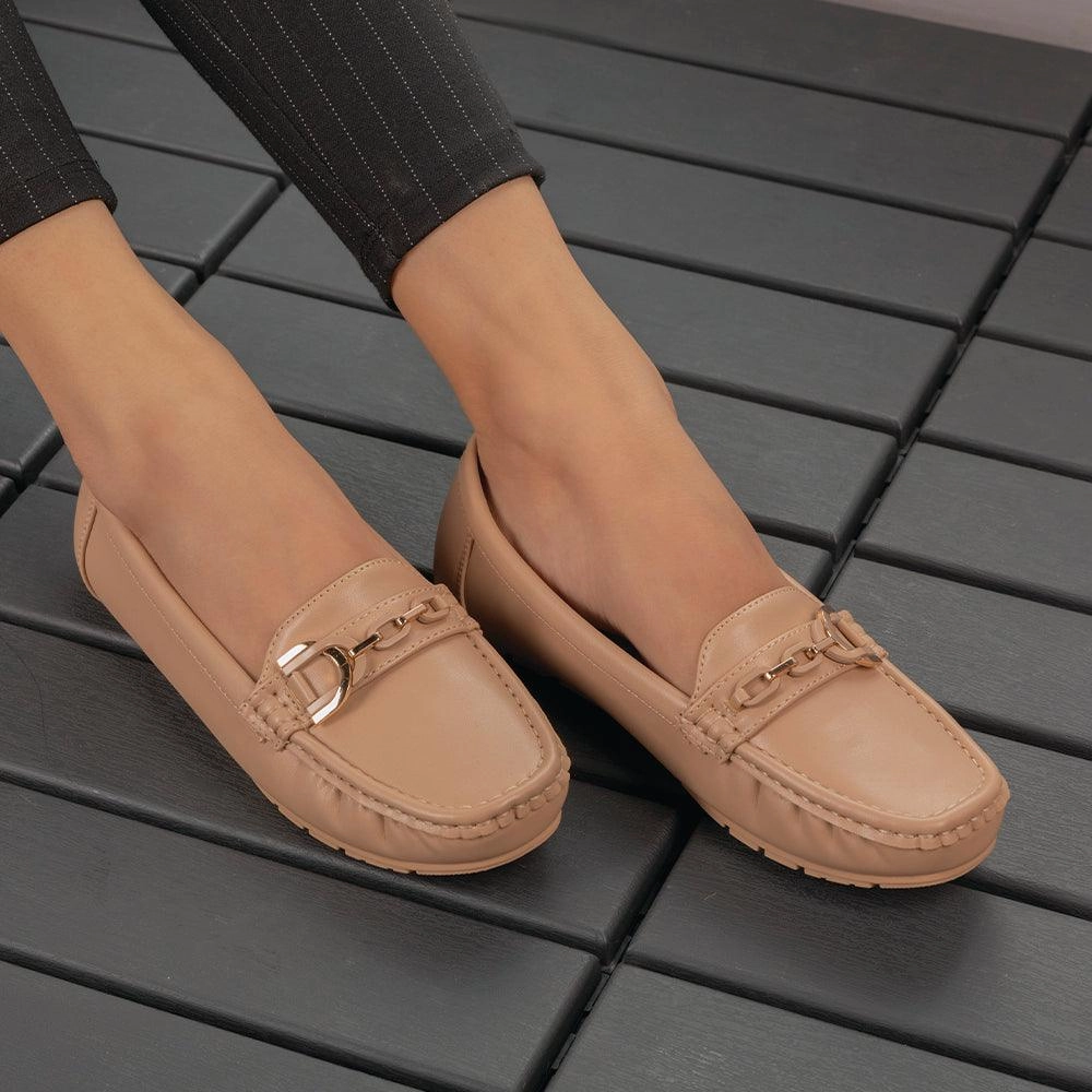 Air Jordan Loafers The Miko Beige Women's Dress Loafers Tresmode