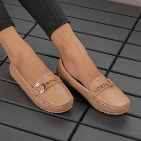 The Miko Beige Women's Dress Loafers Tresmode Betsey Johnson Aron Loafers