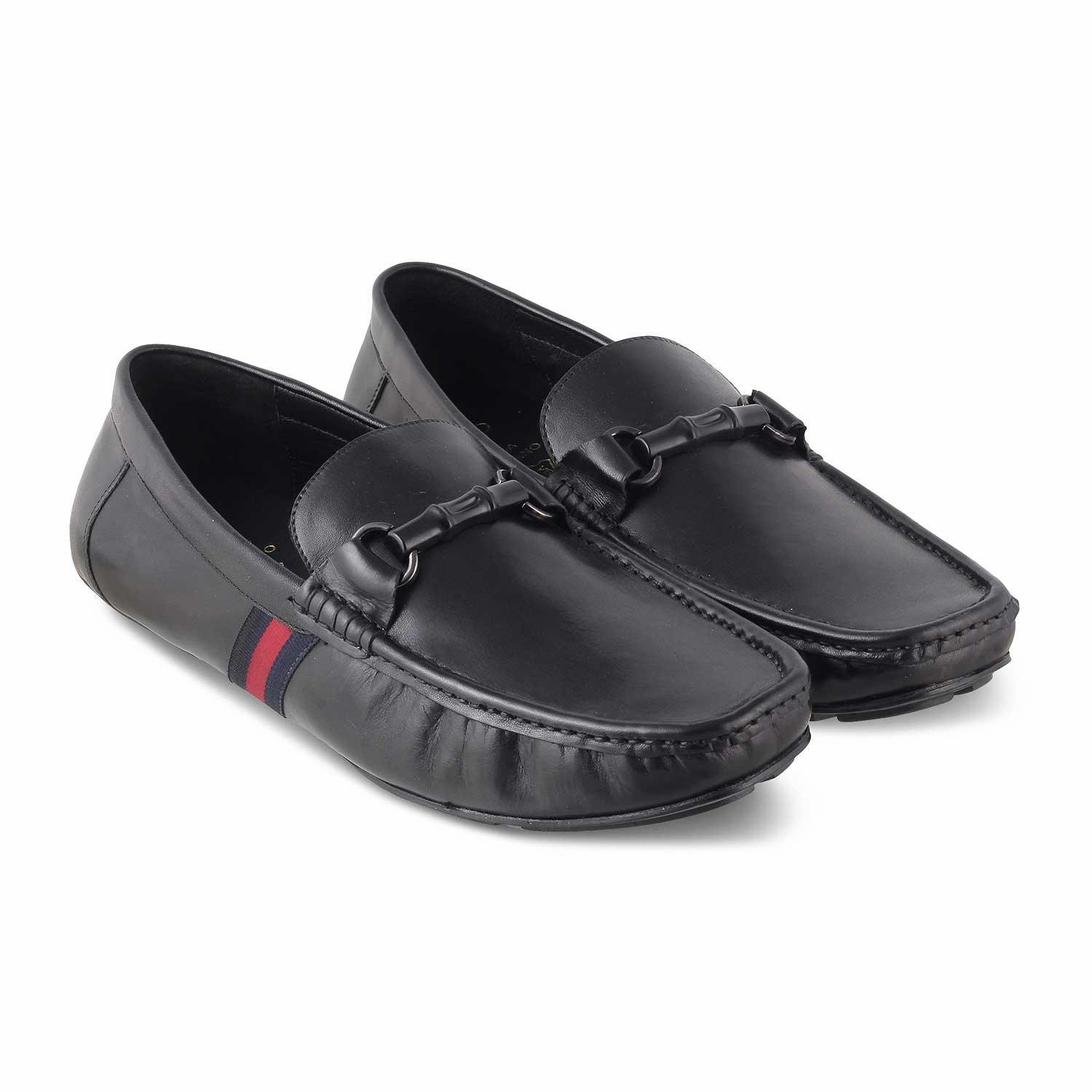 NULL The Monacoa Black Men's Handcrafted Leather Driving Loafers Tresmode