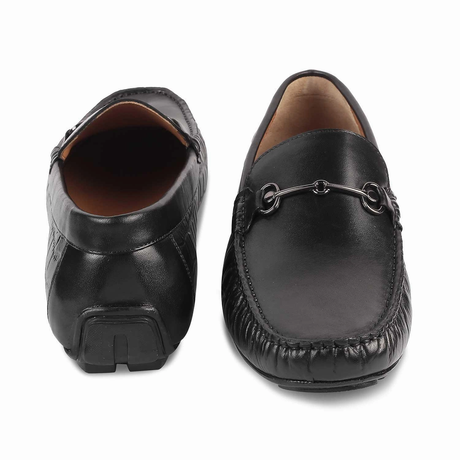 New Republic Loafers The Port Black Men's Leather Driving Loafers Tresmode