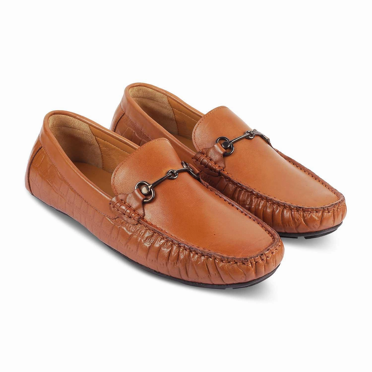 When Were Penny Loafers Popular The Port Tan Men's Leather Driving Loafers Tresmode