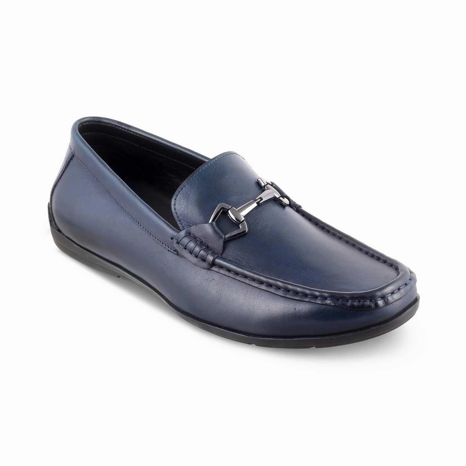 Loafers Brunello The Rhodes Blue Men's Leather Driving Loafers Tresmode