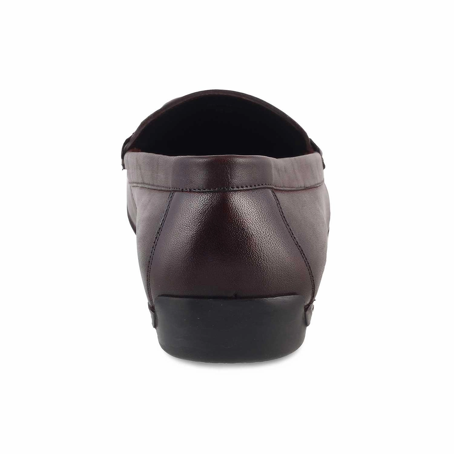 The Rhodes Brown Men's Leather Driving Loafers Tresmode Fitflop Loafers