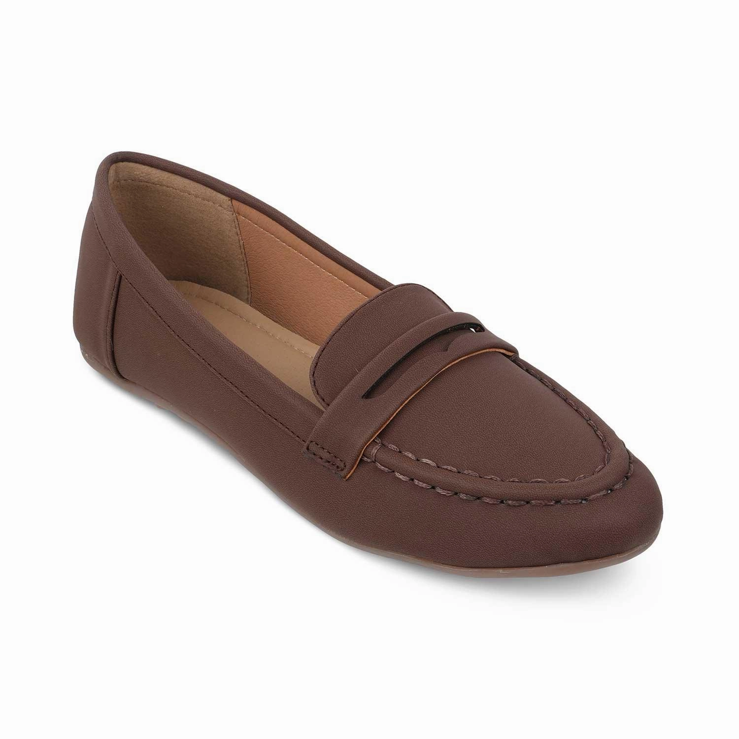 Loafers Cranberry Twp The Snap Brown Women's Casual Loafers Tresmode