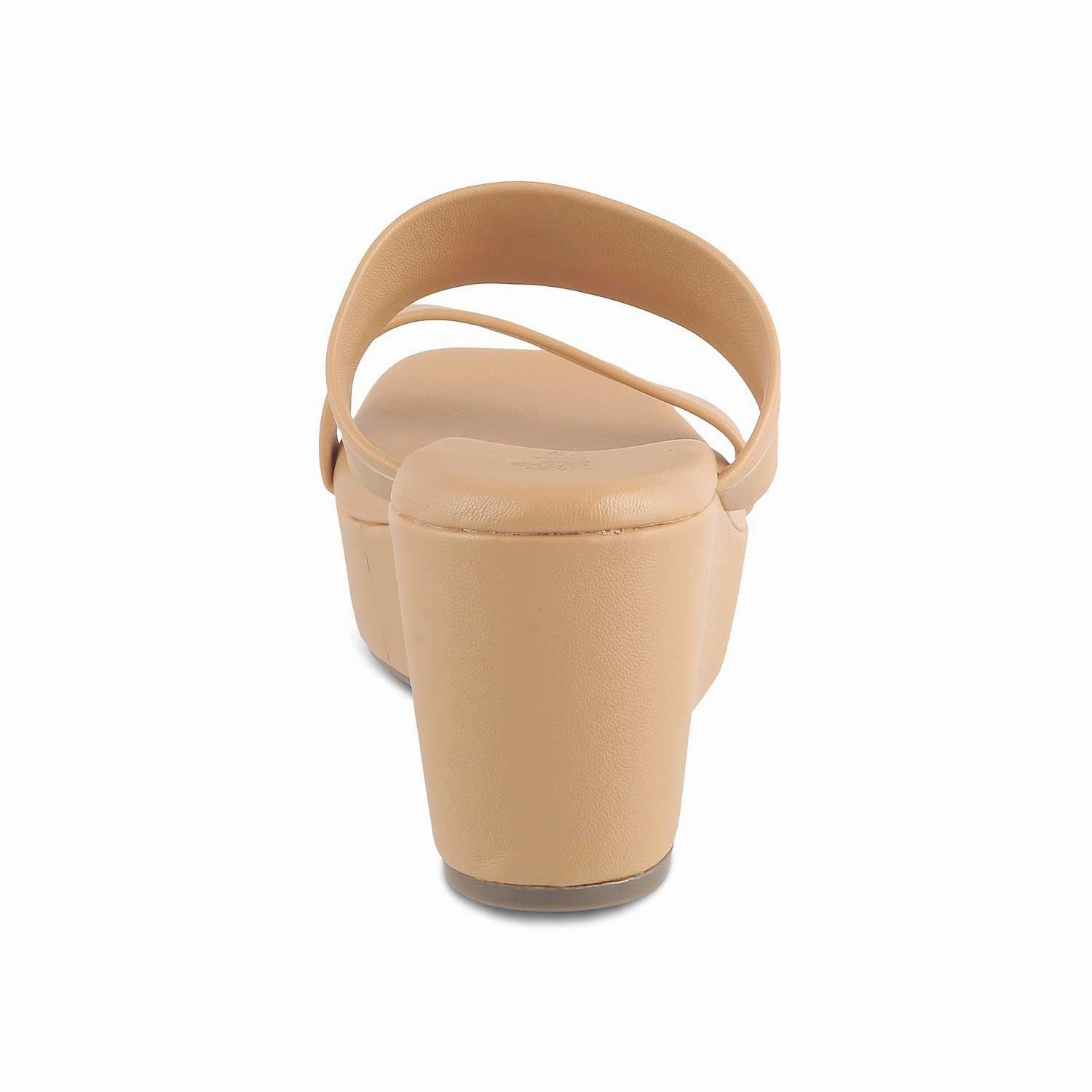 Rockstud Sandals Sale The Tofame Beige Women's Dress Wedge Sandals Tresmode