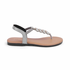 Flat Pedal Shoes Mtb The Velencia TMS-3 Grey Women's Casual Flats Tresmode