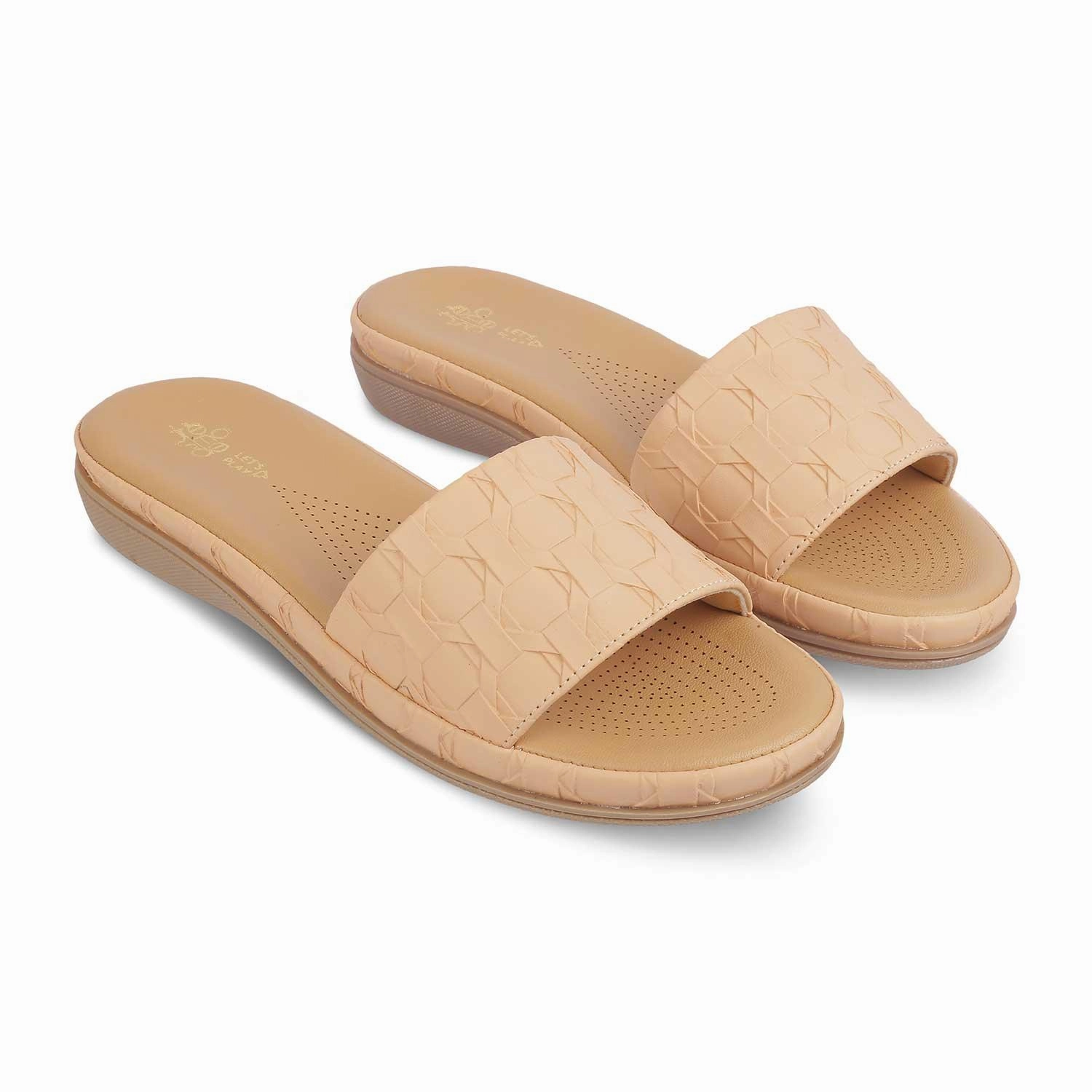 The Vienna Beige Women's Casual Flats Tresmode Woven Shoes Flats