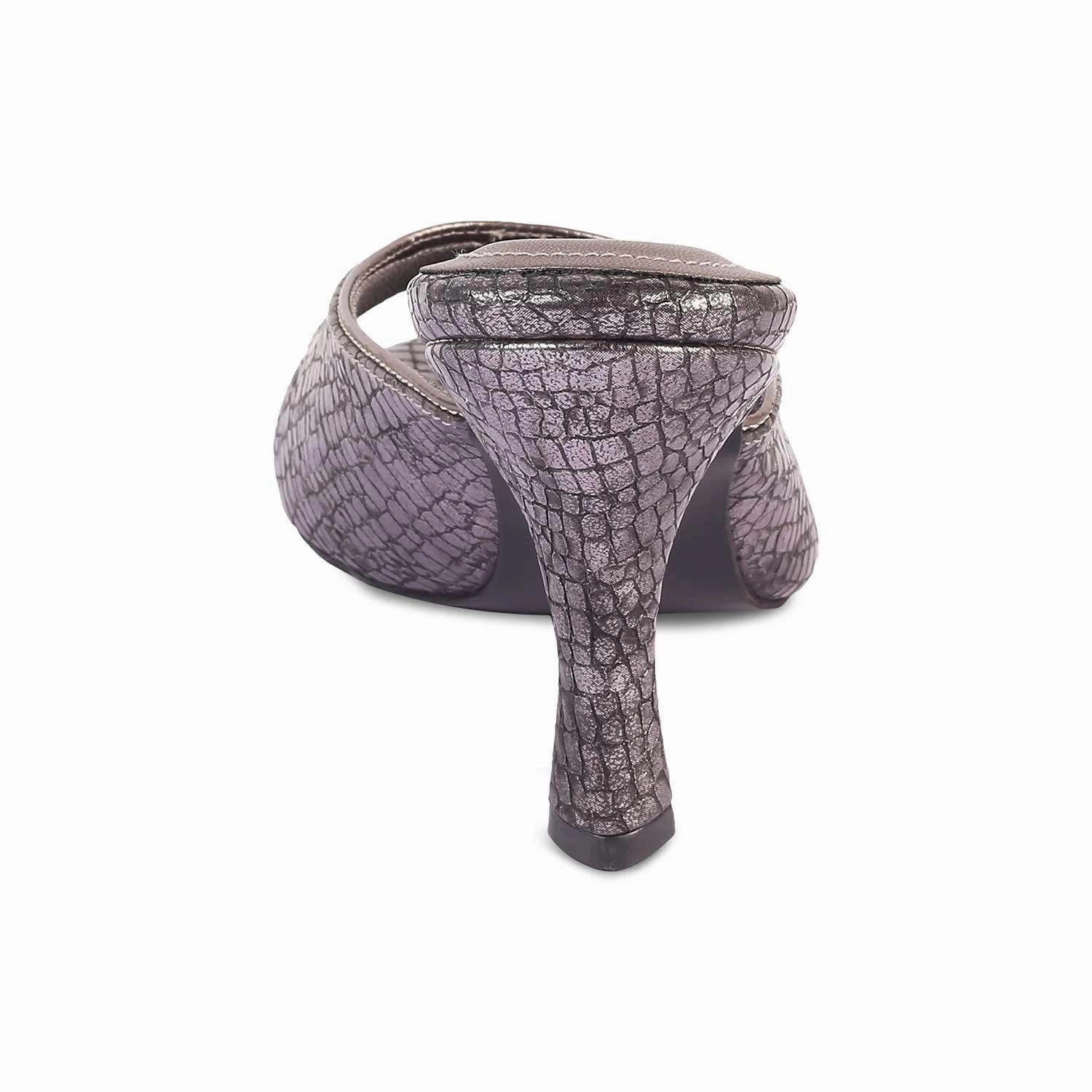 Sandals St.vincent The Viktorika Pewter Women's Dress Heel Sandals Tresmode