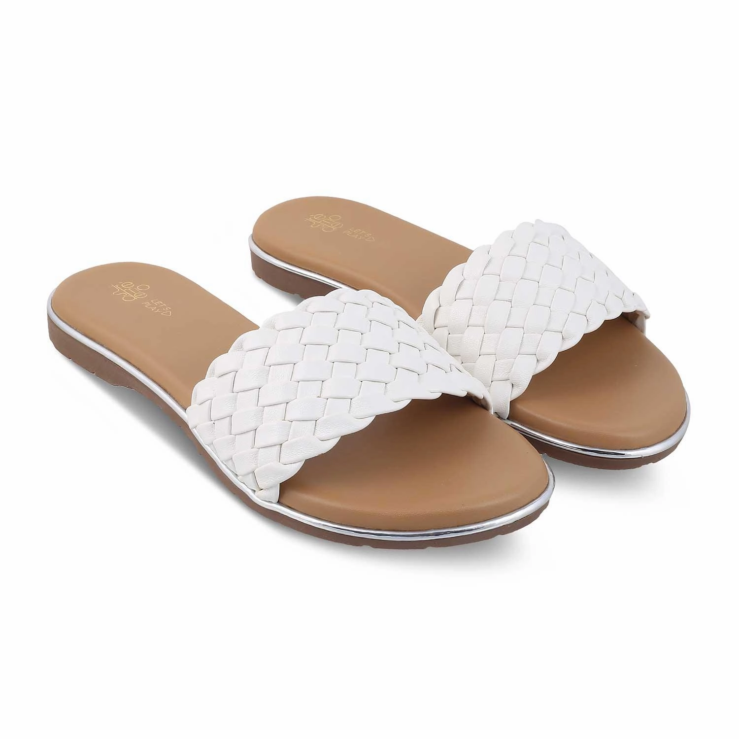 The We White Women's Casual Flats Tresmode Open Toe Flat Shoes