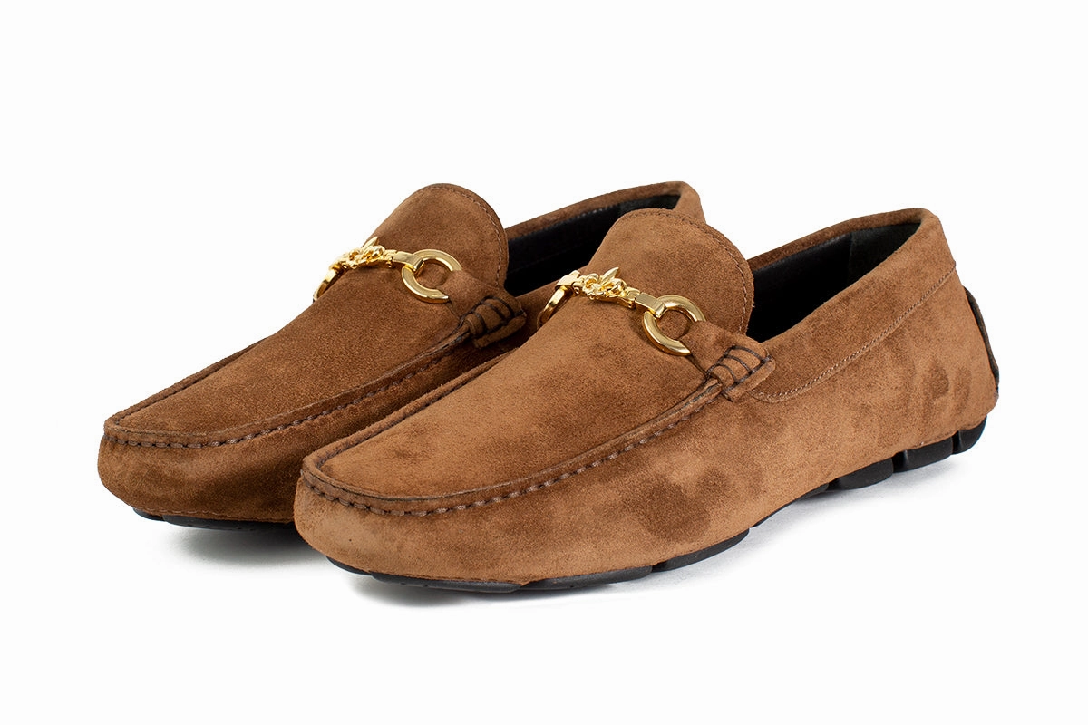 Men Loafers The Woods Bit Driving Loafer - Martora Suede