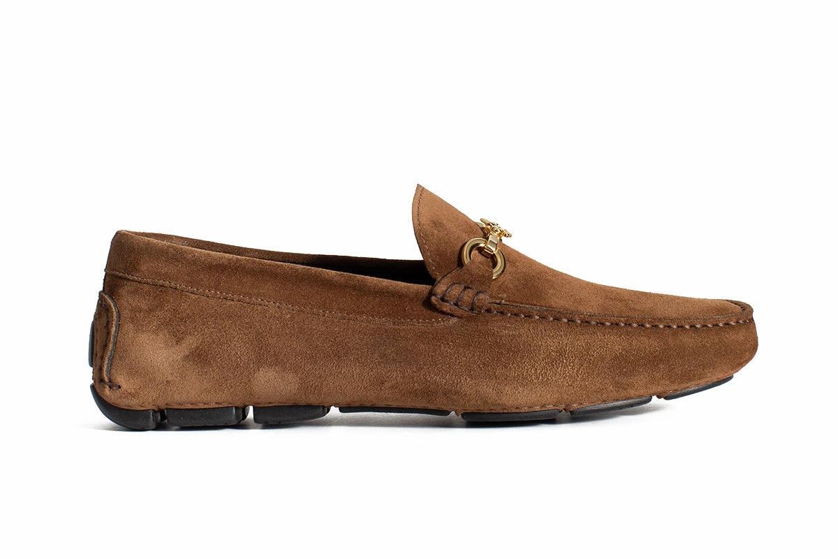 The Woods Bit Driving Loafer - Martora Suede Miu Miu Leather Loafers