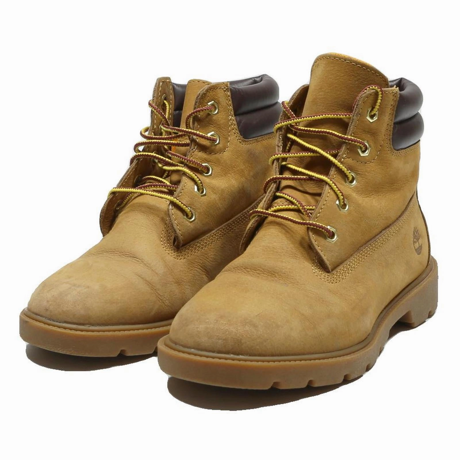 TIMBERLAND Boys Classic 6 Inch Ankle Boots Girls Lace-Up Leather UK 5 Tough Dr. Martens 1460 Boots