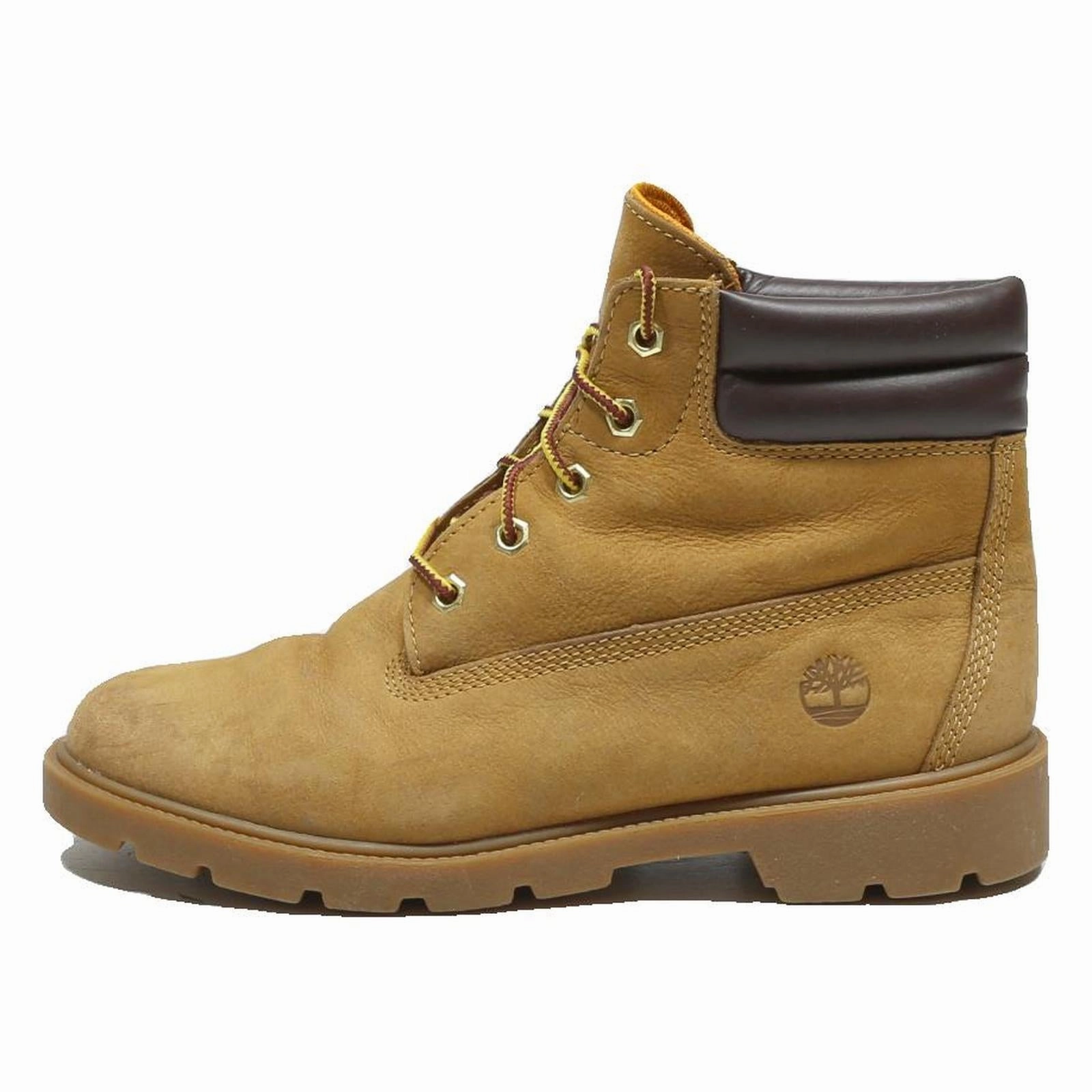 Danner Work Boots TIMBERLAND Boys Classic 6 Inch Ankle Boots Girls Lace-Up Leather UK 5 Tough